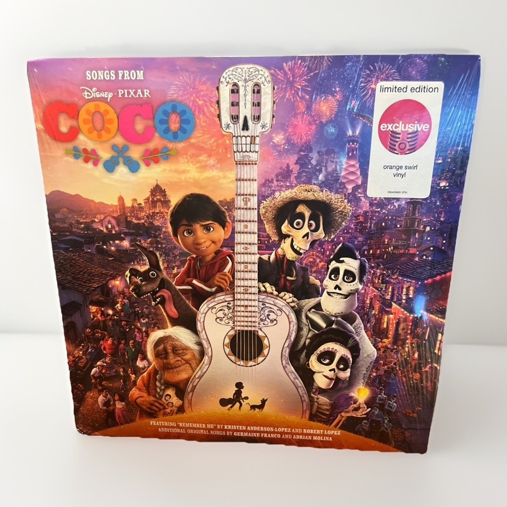 Songs From COCO - Various Artists (LIMITED ORANGE SWIRL VINYL LP, 2023) SEALED